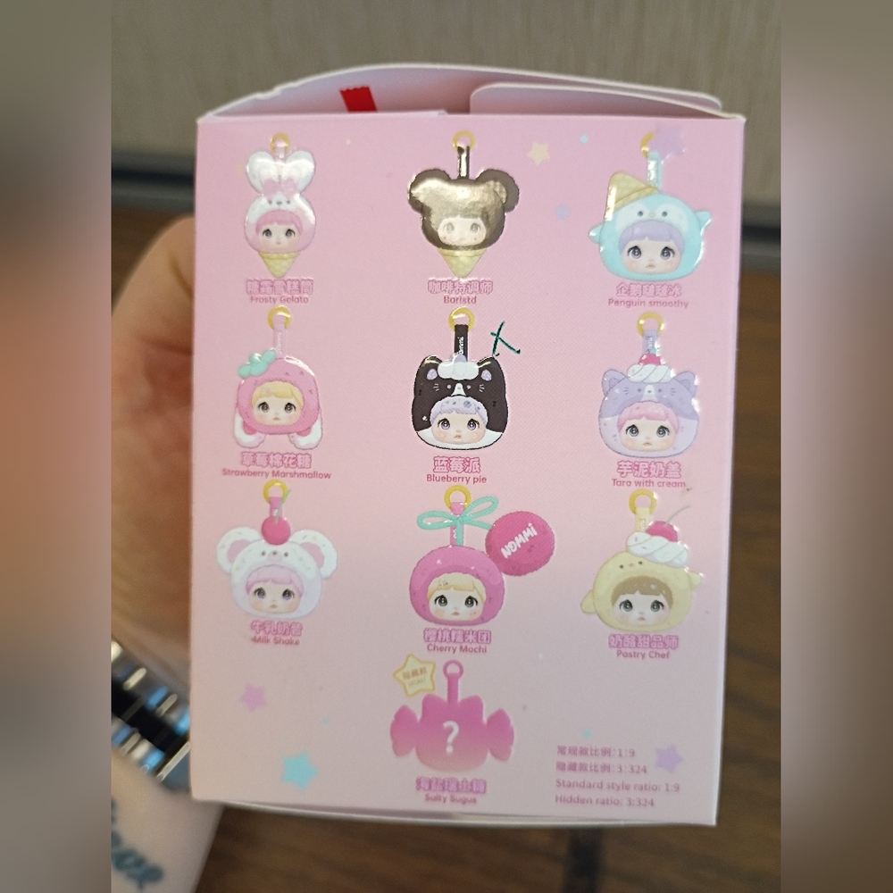 Nommi “Sweetness 100%" Blueberry Pie Mini Plush Pendant Toy - Picture 9 of 9